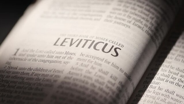 The Bible Book of Leviticus