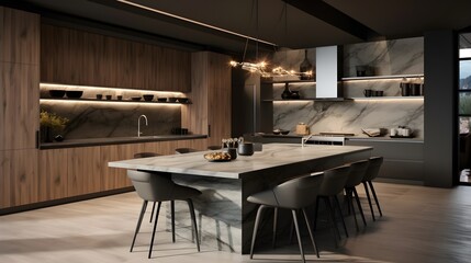 Sleek kitchen designs featuring state-of-the-art appliances and premium finishes