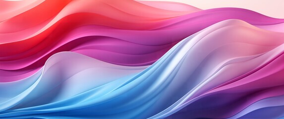 Obraz premium abstract wave pink and blue light