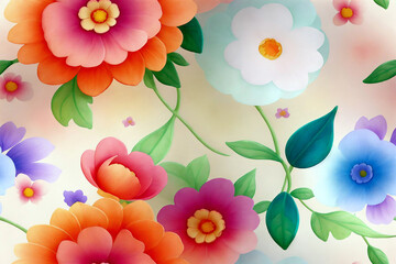 Isolated Infatuation: Seamless Floral Patterns