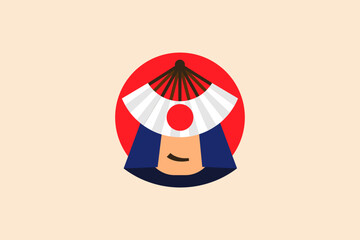 Nippon Ninja handled fan