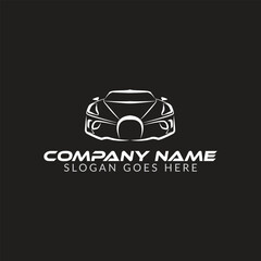 Sports car logo. Motor vehicle silhouette emblems. Auto garage dealership brand identity design elements. Colorfull Vector illustrations.