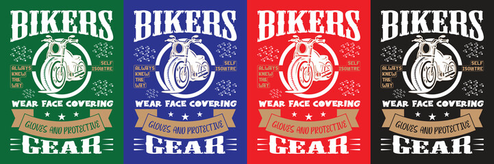 Motorcycle vector biker typography t shirt design, motivational typography t shirt design, inspirational quotes t-shirt design, vector quotes lettering t shirt design for print © MahammadFiruz