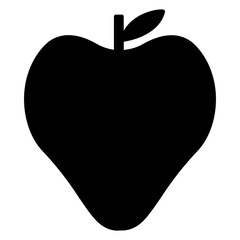 fruit glyph icon