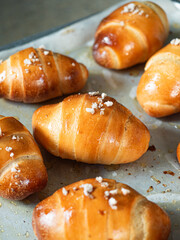Shio Pan or sea salt butter bread rolls