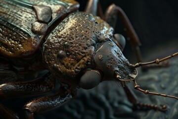 close up of a bug. Generative AI