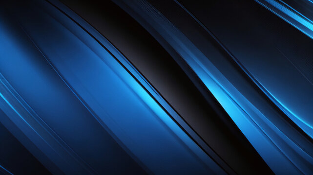 Concepto de tecnolog&iacute;a abstracta fondo superpuesto geom&eacute;trico de rayas azul oscuro. Fondo de vector abstracto din&aacute;mico azul marino brillante con l&iacute;neas diagonales. Color cl&aacute;sico de moda de 2024. Fondo