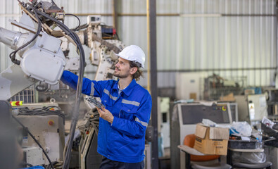Robotic techs maintain, inspect, test, repair robot arms, engines to ensure standard condition.
