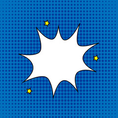 Explosion comic bubble retro background, Comic bubble, Pop art comic. Can be used for decoration or graphics