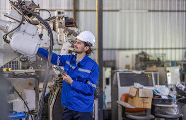 Robotic techs maintain, inspect, test, repair robot arms, engines to ensure standard condition.