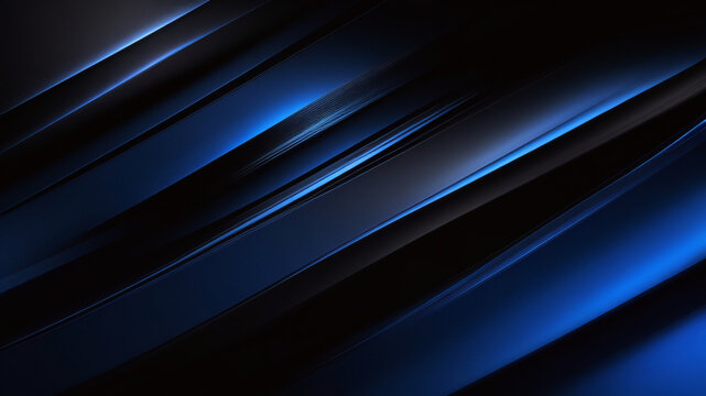 Concepto de tecnolog&iacute;a abstracta fondo superpuesto geom&eacute;trico de rayas azul oscuro. Fondo de vector abstracto din&aacute;mico azul marino brillante con l&iacute;neas diagonales. Color cl&aacute;sico de moda de 2024. Fondo