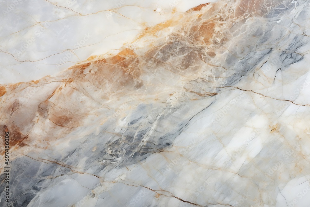 Aufkleber Generative AI : marble texture background pattern with high resolution.