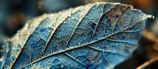 crystalllized leaf structure