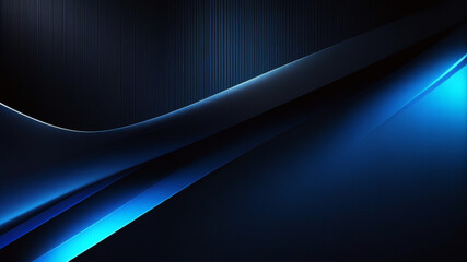 Concepto de tecnología abstracta fondo superpuesto geométrico de rayas azul oscuro. Fondo de vector abstracto dinámico azul marino brillante con líneas diagonales. Color clásico de moda de 2024. Fondo - obrazy, fototapety, plakaty