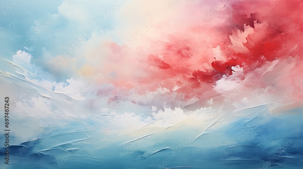 Aufkleber Generative AI : Abstract art background. Oil painting on canvas.