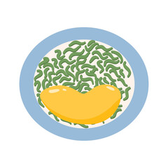 Durian Cendol, An iced sweet dessert