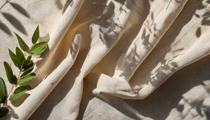 From Sketch to Sunlight: Beige Linen Awaits, Nature's Inspiration Blooms, Design Your Masterpiece in Sun-Kissed Shadows