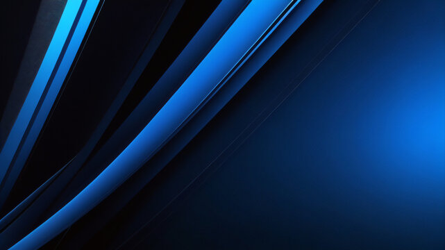 El azul y el negro abstractos son un patr&oacute;n claro con el degradado con textura de metal de pared de piso, fondo diagonal de tecnolog&iacute;a suave, negro, oscuro, limpio y moderno.