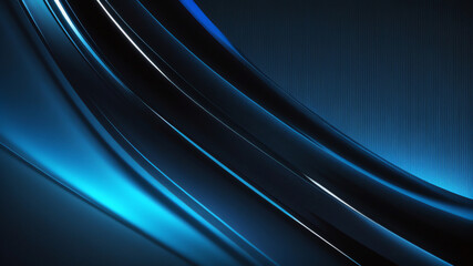 El azul y el negro abstractos son un patr&oacute;n claro con el degradado con textura de metal de pared de piso, tecnolog&iacute;a suave, fondo diagonal, negro, oscuro, limpio, moderno.