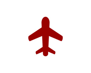 Fototapeta premium silhouette of plane logo