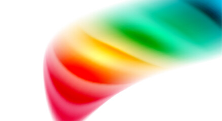 Color mixing liquid rainbow shape background