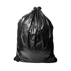 black garbage bag isolated on transparent background Remove png, Clipping Path, pen tool