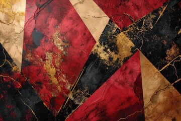 Abstract red gold background 