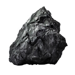 black rock isolated on transparent background Remove png, Clipping Path, pen tool