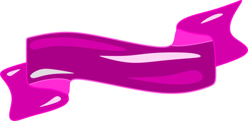 Abstract cartoon illustration. illustration of colorful ribbon.