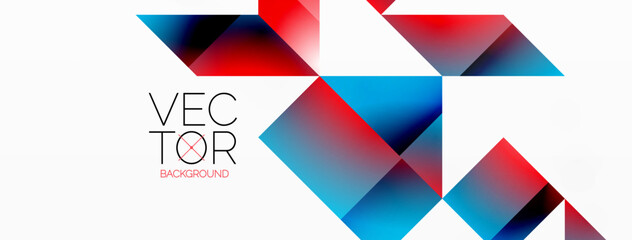 Minimalist elegance - lines, squares, triangles converge on white. Geometry essence showcased in serene harmony. Harmonizing essential shapes on a pristine backdrop