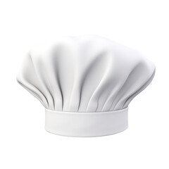 chef hat isolated on transparent background Remove png, Clipping Path, pen tool - obrazy, fototapety, plakaty