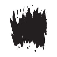 Hand drawn paint brush stroke grunge backgraound border tamplate 