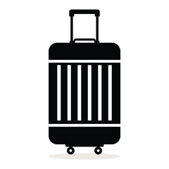 suitcase icon. Baggage suitcase. Suitcase bag icon collection.