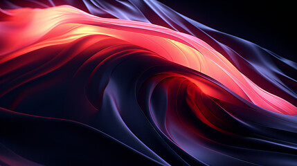 Futuristic Neon Glow: Abstract Bright Patterns in Modern Digital Design and Motion