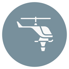 Firefighter Helicopter Icon