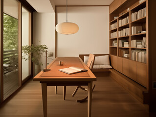 modern japanese office interior