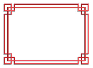 3D chinese border frame 48