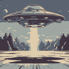 Ufo Logo EPS Format Very Cool Design