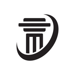 Column Logo Template Vector