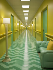 corridor in a hotel