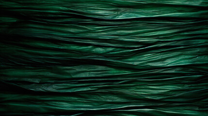 Metallic Elegance: An Abstract Design of Luxurious Textured Materials and Shiny Green Patterns