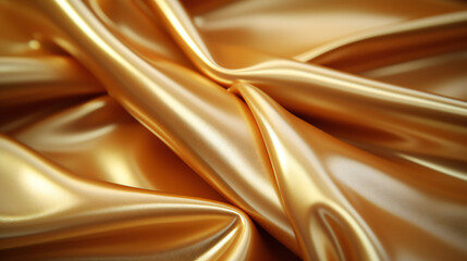 Sensuous Satin: An Abstract Exploration of Luxurious Silk Textures and Shiny Elegance in Fashion