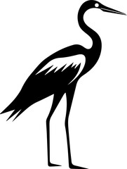 Heron Flat Icon