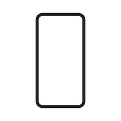 Phone outline icon on the white background. Vector design template. eps 10 