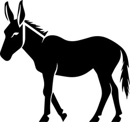 Obraz premium Mule Flat Icon