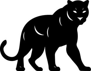 Obraz premium Panther Flat Icon