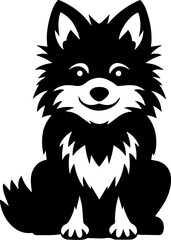 Pomsky Flat Icon