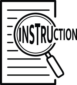 Instruction Icon" Images – Browse 4,250 Stock Photos, Vectors, and Video |  Adobe Stock