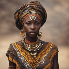 Afrykańska piękność - obrazy, fototapety, plakaty