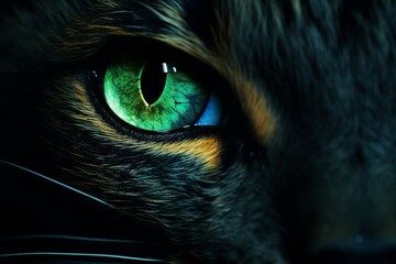 black cat eyes